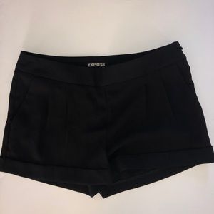Express black shorts